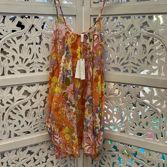 NWT Sanctuary Swim dress with pockets. Floral print. Size XS. Super cute. - Picture 5 of 6
